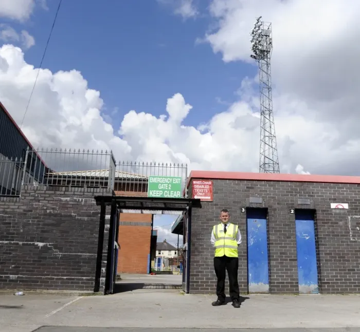 Framed Print : Steward at Work: Rochdale AFC vs. Bristol City, Sky Bet League One (August 23, 2014) Framed Print : Steward at Work: Rochdale AFC vs. Bristol City, Sky Bet League One (August 23, 2014)