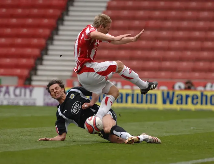 Framed Print : Stoke City vs. Bristol City: A Football Rivalry - Season 07-08 Framed Print : Stoke City vs. Bristol City: A Football Rivalry - Season 07-08