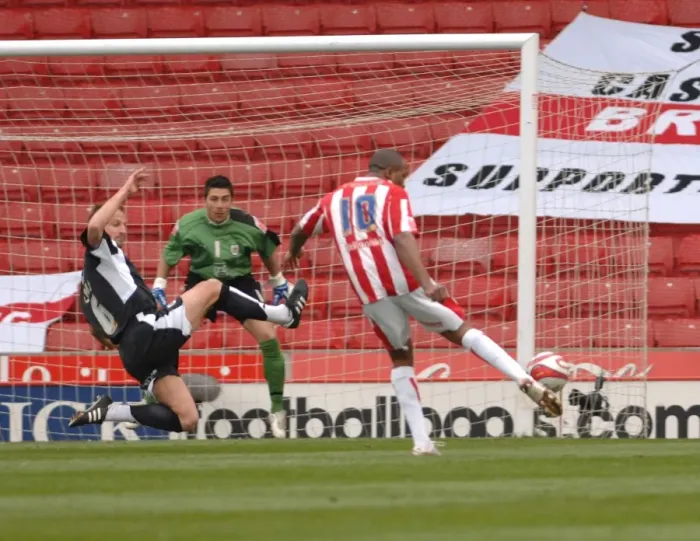 Framed Print : Stoke City vs. Bristol City: A Football Rivalry - Season 07-08