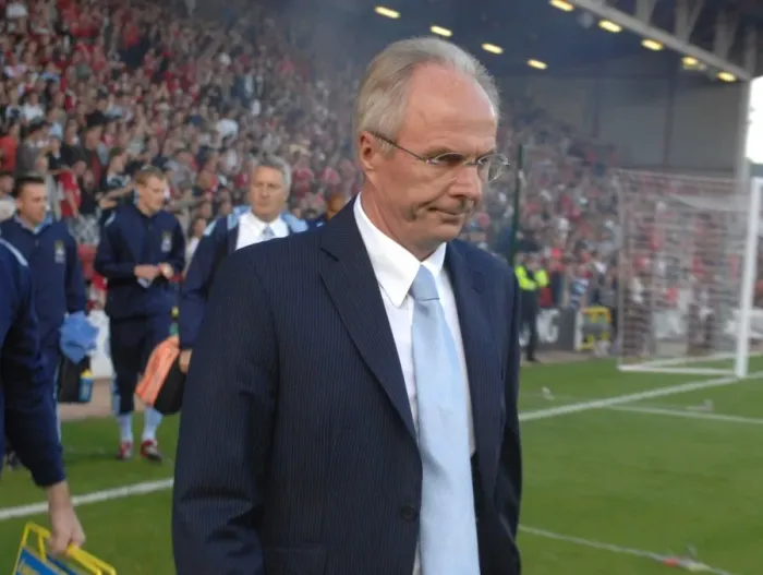 Framed Print : Sven-Goran Eriksson-Manchester City