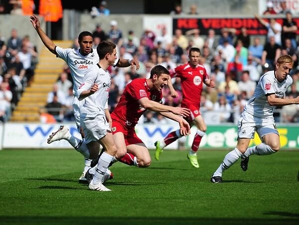 The Swans and Robins Clash: A Football Rivalry - Swansea vs. Bristol City (Season 08-09)