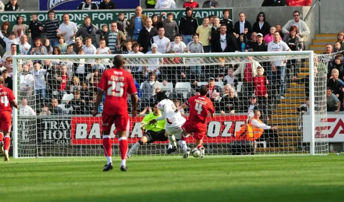 Framed Print : Swansea vs. Bristol City: The Intense Football Rivalry (Season 08-09)