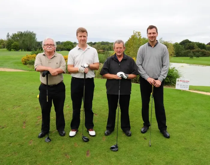 Framed Print : A Swing in Football: Bristol City First Team Golf Day, Season 11-12