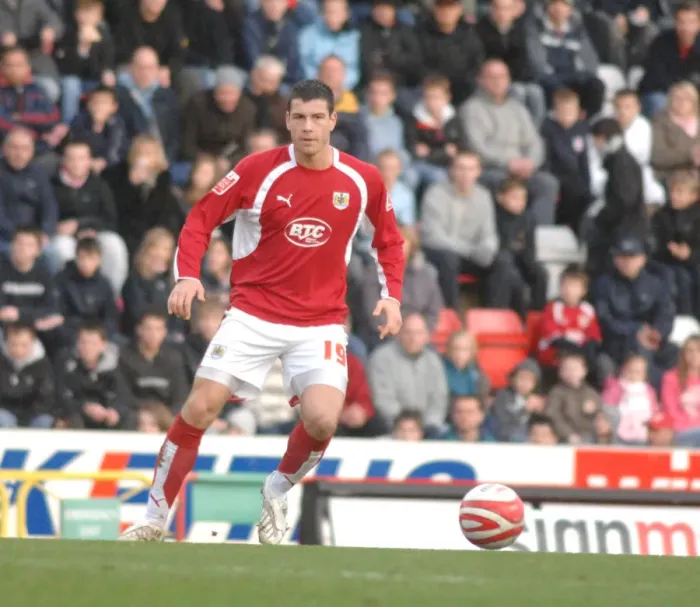 Framed Print : Tamas Priskin in Action: Bristol City vs. Blackpool Framed Print : Tamas Priskin in Action: Bristol City vs. Blackpool