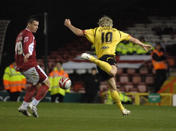 Tamas Vasko in Action: Bristol City vs. Watford