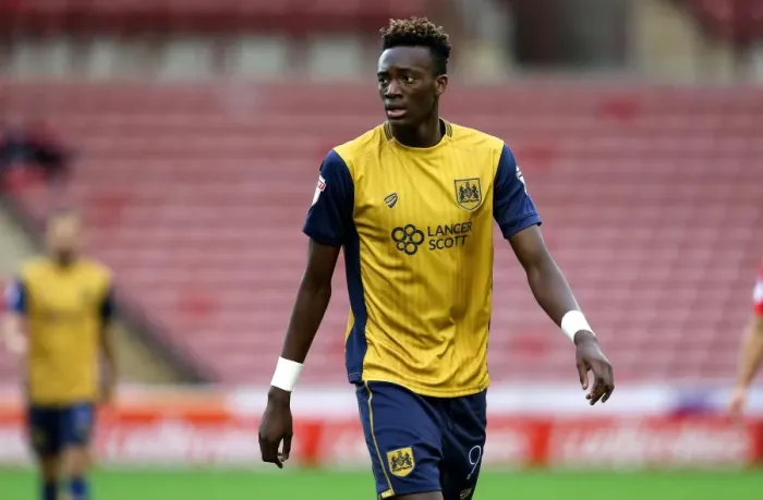 Framed Print : Tammy Abraham in Action: Barnsley vs. Bristol City, 2016 Championship Clash Framed Print : Tammy Abraham in Action: Barnsley vs. Bristol City, 2016 Championship Clash