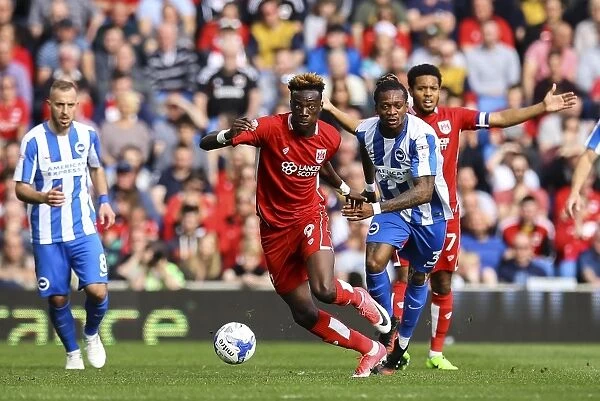 Tammy Abraham in Action: Brighton and Hove Albion vs. Bristol City, Sky Bet Championship (2017)