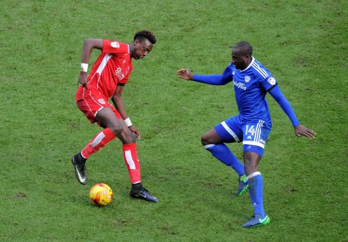 Framed Print : Tammy Abraham in Action: Bristol City vs. Cardiff City, Sky Bet Championship (January 14, 2017) Framed Print : Tammy Abraham in Action: Bristol City vs. Cardiff City, Sky Bet Championship (January 14, 2017)