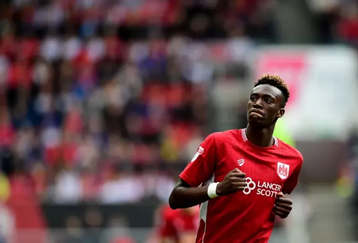 Framed Print : Tammy Abraham in Action: Bristol City vs Nottingham Forest (October 1, 2016) Framed Print : Tammy Abraham in Action: Bristol City vs Nottingham Forest (October 1, 2016)