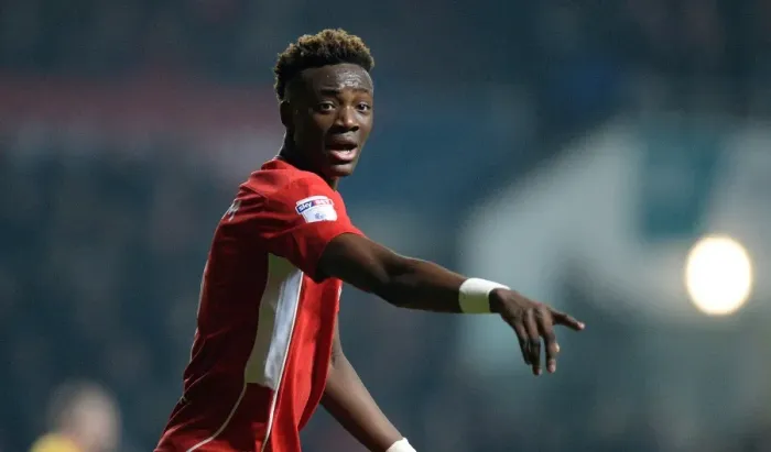 Framed Print : Tammy Abraham in Action: Bristol City vs Preston North End, Sky Bet Championship (December 17, 2016)