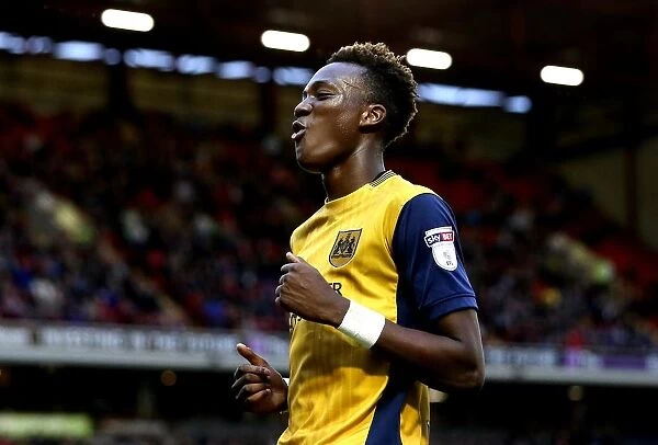 Tammy Abraham in Action: Championship Clash between Barnsley and Bristol City, October 2016