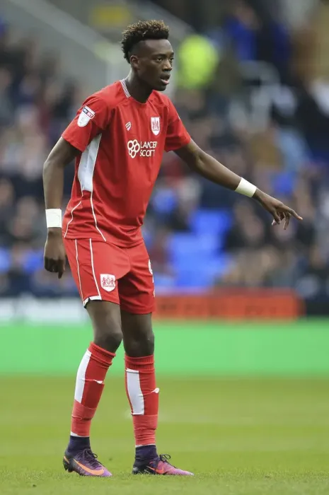 Framed Print : Tammy Abraham in Action: Reading vs. Bristol City, Championship 2016 - Majeski Stadium