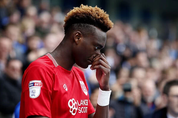 Tammy Abraham in Action: Sky Bet Championship Showdown between Blackburn Rovers and Bristol City (17.04.2017)