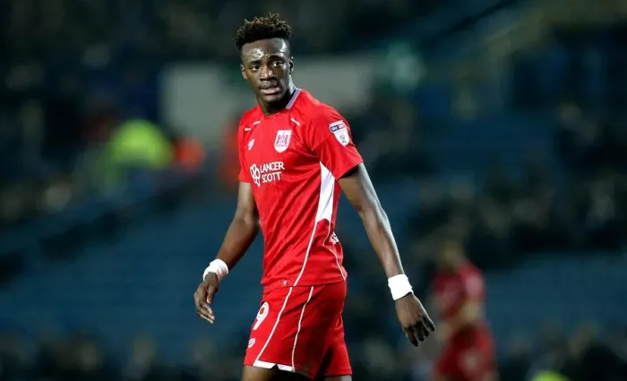 Framed Print : Tammy Abraham in Action: Sky Bet Championship Showdown between Leeds United and Bristol City (Februndary 14, 2017) Framed Print : Tammy Abraham in Action: Sky Bet Championship Showdown between Leeds United and Bristol City (Februndary 14, 2017)