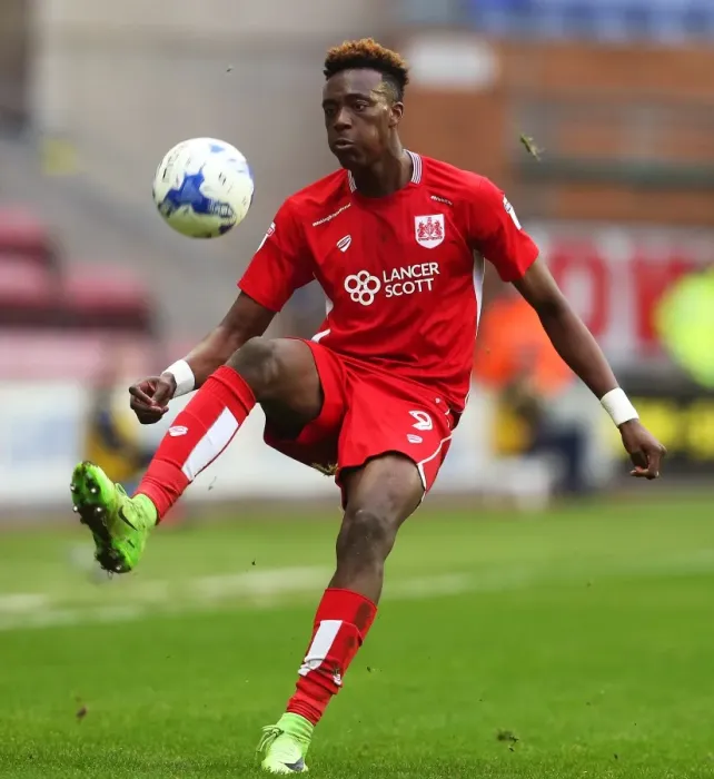 Framed Print : Tammy Abraham in Action: Wigan Athletic vs. Bristol City, Sky Bet Championship (March 11, 2017)