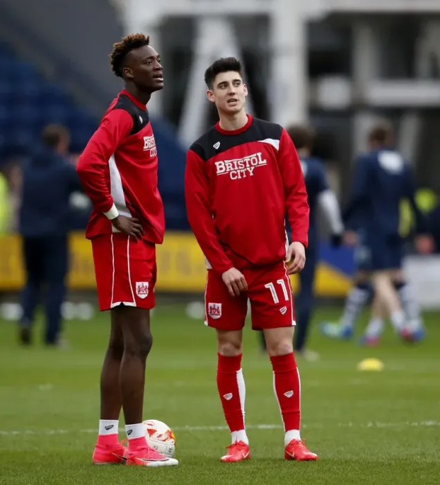 Framed Print : Tammy Abraham and Callum O'Dowda in Deep Conversation: Preston North End vs. Bristol City, Sky Bet Championship (April 4, 2017) Framed Print : Tammy Abraham and Callum O'Dowda in Deep Conversation: Preston North End vs. Bristol City, Sky Bet Championship (April 4, 2017)