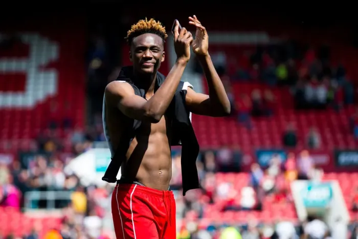 Framed Print : Tammy Abraham Celebrates Successful Loan: Bristol City's Champion Striker Thanks Fans (Bristol City v Birmingham City) Framed Print : Tammy Abraham Celebrates Successful Loan: Bristol City's Champion Striker Thanks Fans (Bristol City v Birmingham City)