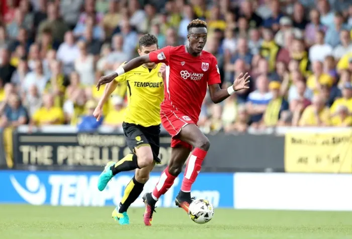 Framed Print : Tammy Abraham Charges Forward: Burton Albion vs. Bristol City, Sky Bet Championship (August 13, 2016) Framed Print : Tammy Abraham Charges Forward: Burton Albion vs. Bristol City, Sky Bet Championship (August 13, 2016)