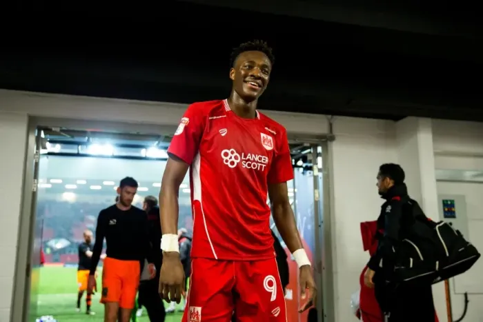 Framed Print : Tammy Abraham Exits Ashton Gate: 2-2 Draw Between Bristol City and Sheffield Wednesday (31 January 2017)