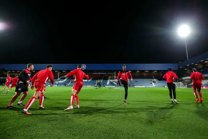 Framed Print : Tammy Abraham Gears Up: Bristol City Star's Intense Warm-Up Before QPR Clash Framed Print : Tammy Abraham Gears Up: Bristol City Star's Intense Warm-Up Before QPR Clash