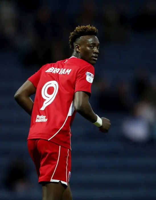 Framed Print : Tammy Abraham Leads Bristol City at Deepdale: Sky Bet Championship Clash Against Preston North End (April 4, 2017)
