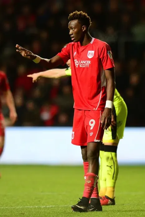 Framed Print : Tammy Abraham Scores: Bristol City vs Reading, Sky Bet Championship, 2017
