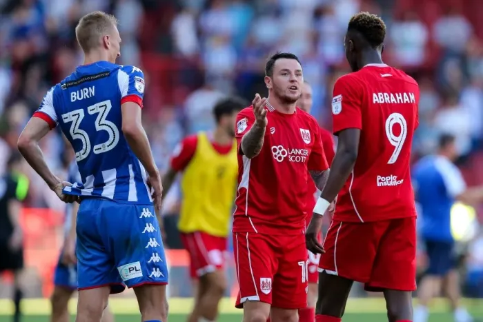 Framed Print : Tammy Abraham Scores Debut Goal: Bristol City's 2-1 Win Over Wigan Athletic, August 2016 Framed Print : Tammy Abraham Scores Debut Goal: Bristol City's 2-1 Win Over Wigan Athletic, August 2016