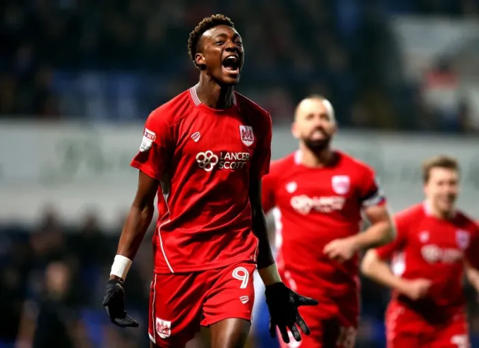 Framed Print : Tammy Abraham Scores Equalizer: Ipswich Town 1-1 Bristol City (Sky Bet Championship, December 30, 2016)