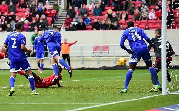 Tammy Abraham Scores the Game-Winning Goal: Bristol City vs. Cardiff City, 14 / 01 / 2017