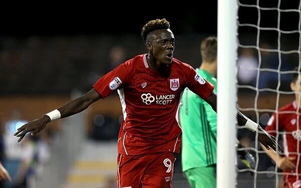Tammy Abraham Scores the Winning Goal: Bristol City Triumphs in the EFL Cup at Fulham