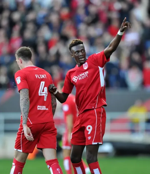 Framed Print : Tammy Abraham's Ashton Gate Debut: Bristol City vs Nottingham Forest (Sky Bet Championship) Framed Print : Tammy Abraham's Ashton Gate Debut: Bristol City vs Nottingham Forest (Sky Bet Championship)