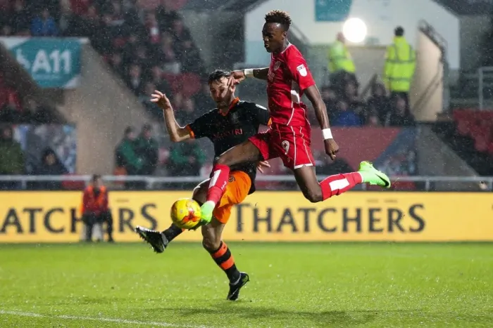Framed Print : Tammy Abraham's Ashton Gate Strike: Bristol City vs Sheffield Wednesday (Sky Bet Championship) Framed Print : Tammy Abraham's Ashton Gate Strike: Bristol City vs Sheffield Wednesday (Sky Bet Championship)