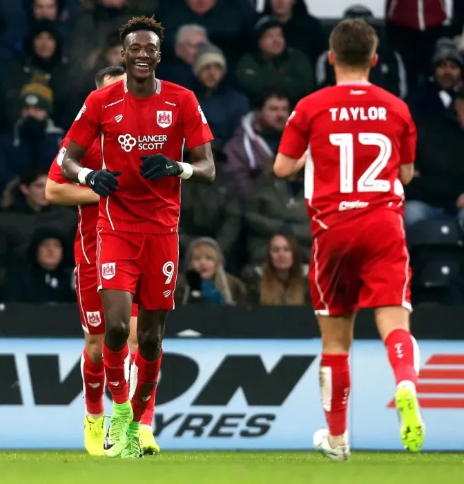 Framed Print : Tammy Abraham's Brace: Derby County 0-2 Bristol City (Sky Bet Championship) Framed Print : Tammy Abraham's Brace: Derby County 0-2 Bristol City (Sky Bet Championship)