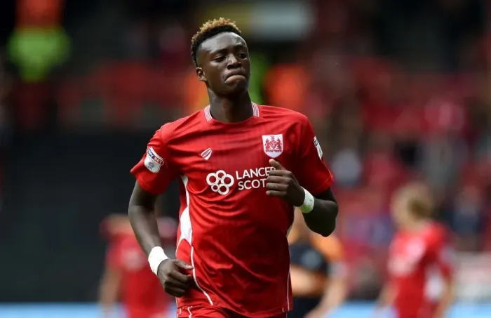 Framed Print : Tammy Abraham's Brilliant Performance: Bristol City vs Newcastle United, Sky Bet Championship (2016)