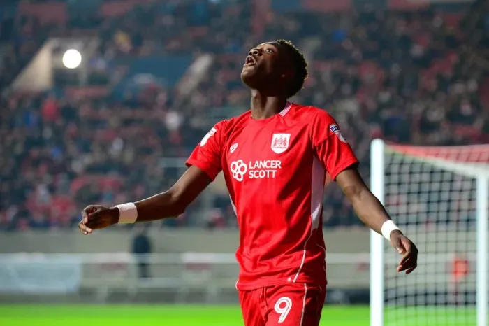 Framed Print : Tammy Abraham's Close Call: Bristol City vs. Preston North End (17 / 12 / 2016) Framed Print : Tammy Abraham's Close Call: Bristol City vs. Preston North End (17 / 12 / 2016)