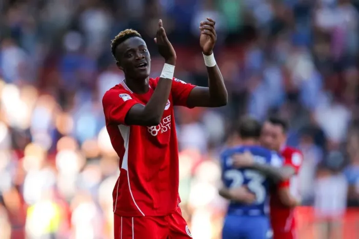 Framed Print : Tammy Abraham's Debut Goal: Bristol City Secures 2-1 Win Over Wigan Athletic Framed Print : Tammy Abraham's Debut Goal: Bristol City Secures 2-1 Win Over Wigan Athletic