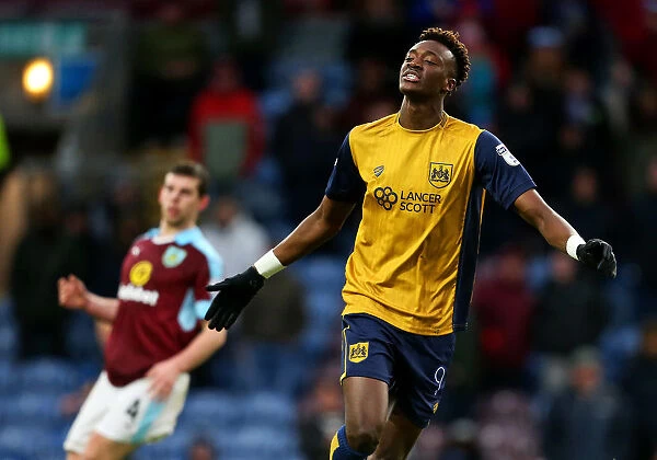 Tammy Abraham's Disappointment: Burnley vs. Bristol City, FA Cup Fourth Round (January 2017)