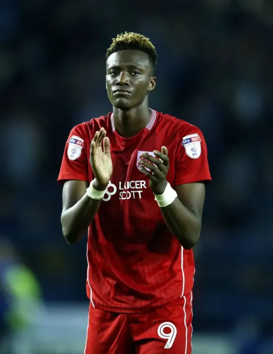 Framed Print : Tammy Abraham's Disappointment: Sheffield Wednesday vs. Bristol City (September 13, 2016)