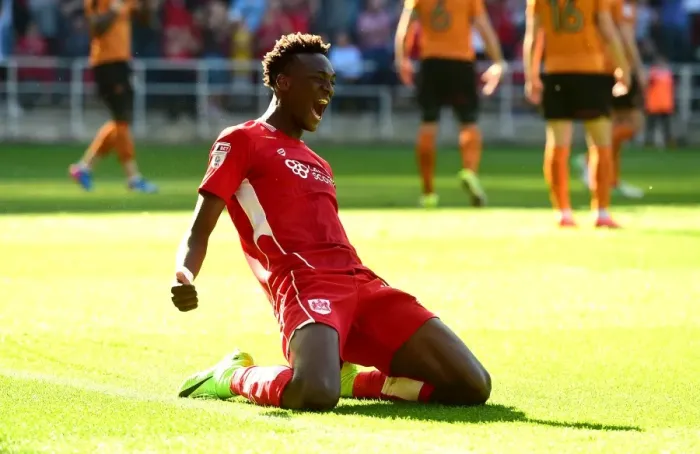 Framed Print : Tammy Abraham's Double: Thrilling Bristol City Victory Over Wolverhampton Wanderers (08-04-2017) Framed Print : Tammy Abraham's Double: Thrilling Bristol City Victory Over Wolverhampton Wanderers (08-04-2017)