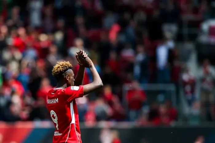 Framed Print : Tammy Abraham's Emotional Farewell: A Star-Studded Sky Bet Championship Season with Bristol City