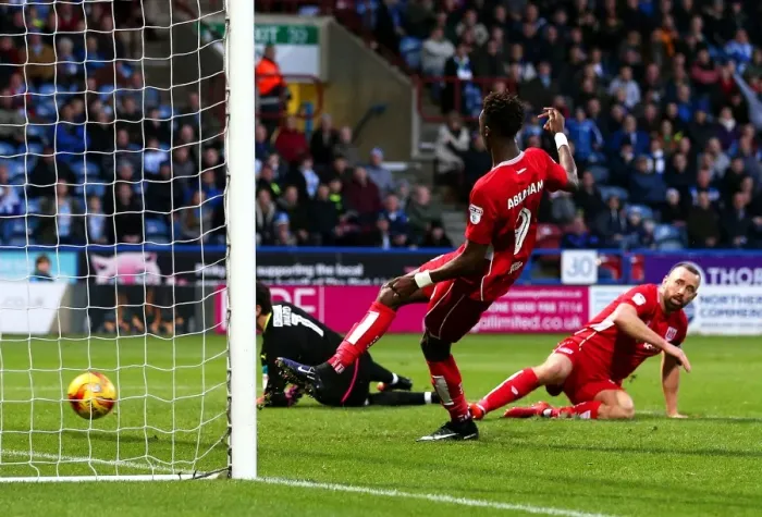 Framed Print : Tammy Abraham's Equalizer: Huddersfield Town 1-1 Bristol City (December 10, 2016)
