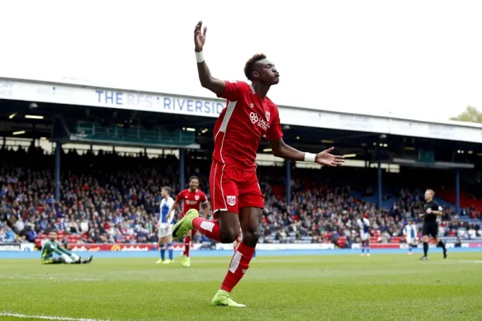 Framed Print : Tammy Abraham's Euphoric Goal: Bristol City's Historic First at Ewood Park (Sky Bet Championship, 17 / 04 / 2017) Framed Print : Tammy Abraham's Euphoric Goal: Bristol City's Historic First at Ewood Park (Sky Bet Championship, 17 / 04 / 2017)