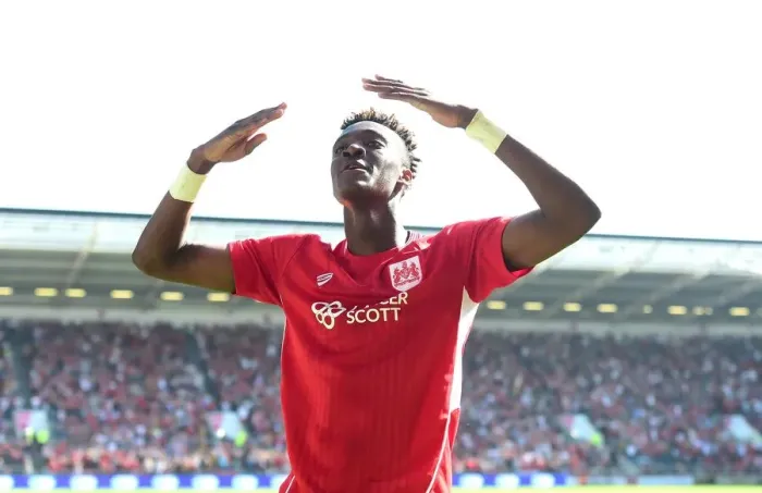 Framed Print : Tammy Abraham's Euphoric Goal: Shocking Upset as Bristol City Defeats Wolverhampton Wanderers (08.04.2017) Framed Print : Tammy Abraham's Euphoric Goal: Shocking Upset as Bristol City Defeats Wolverhampton Wanderers (08.04.2017)
