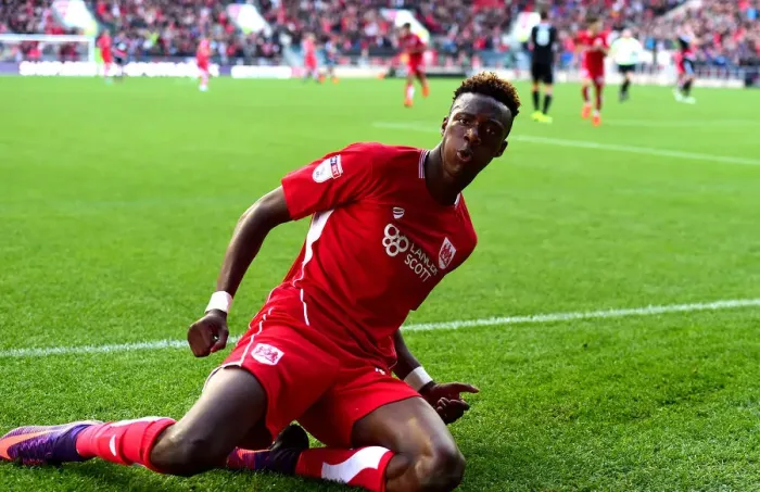 Framed Print : Tammy Abraham's Goal Celebration: Bristol City vs. Nottingham Forest (Sky Bet Championship, 2016) Framed Print : Tammy Abraham's Goal Celebration: Bristol City vs. Nottingham Forest (Sky Bet Championship, 2016)