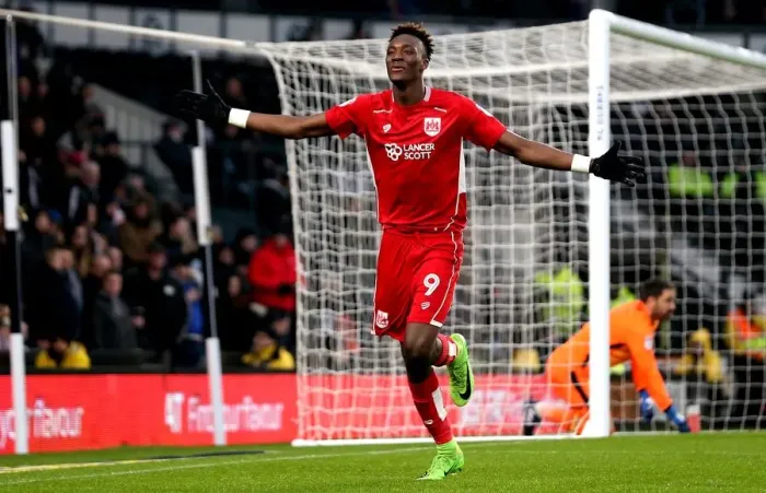 Framed Print : Tammy Abraham's Goal Celebration: Derby County vs. Bristol City, 2017 Framed Print : Tammy Abraham's Goal Celebration: Derby County vs. Bristol City, 2017