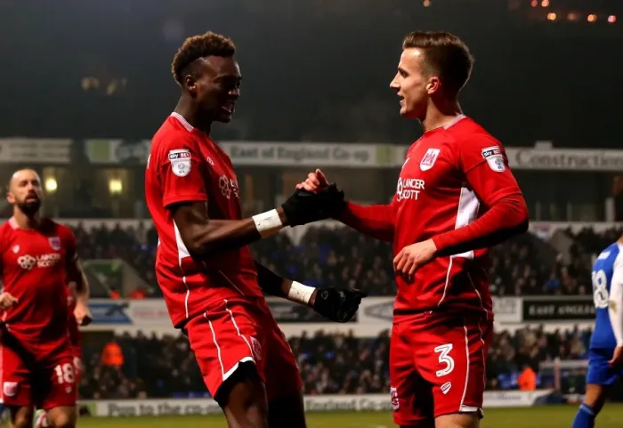 Framed Print : Tammy Abraham's Goal Celebration: Ipswich Town vs. Bristol City (December 30, 2016) Framed Print : Tammy Abraham's Goal Celebration: Ipswich Town vs. Bristol City (December 30, 2016)