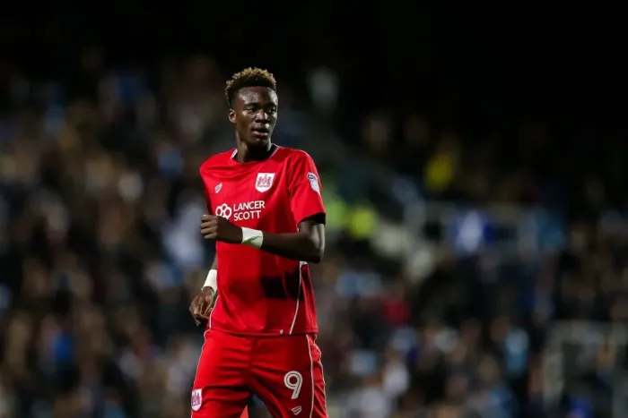 Framed Print : Tammy Abraham's Intense Focus: QPR vs. Bristol City Championship Clash Framed Print : Tammy Abraham's Intense Focus: QPR vs. Bristol City Championship Clash
