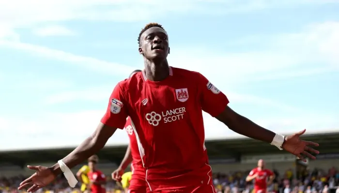 Framed Print : Tammy Abraham's Late Winner: Burton Albion vs. Bristol City, Sky Bet Championship (13 August 2016) Framed Print : Tammy Abraham's Late Winner: Burton Albion vs. Bristol City, Sky Bet Championship (13 August 2016)