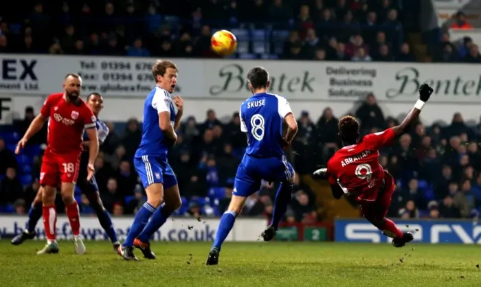 Framed Print : Tammy Abraham's Shot at Glory: Ipswich Town vs. Bristol City, Sky Bet Championship (December 2016) Framed Print : Tammy Abraham's Shot at Glory: Ipswich Town vs. Bristol City, Sky Bet Championship (December 2016)