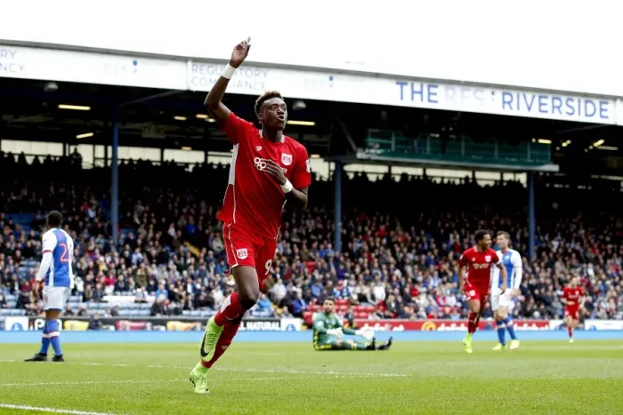 Framed Print : Tammy Abraham's Thriller: Bristol City Stuns Blackburn Rovers in Sky Bet Championship (17 / 04 / 2017) Framed Print : Tammy Abraham's Thriller: Bristol City Stuns Blackburn Rovers in Sky Bet Championship (17 / 04 / 2017)